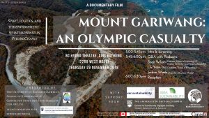 Film Screening: Mount Gariwang: An Olympic Casualty